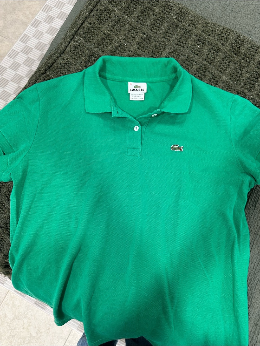 Lacoste Women's Emerald Green Polo Shirt